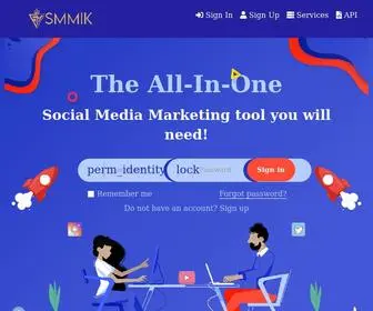 Smmik.com(Smmik) Screenshot