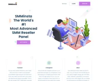 Smminsta.in(The World's #1 SMM Reseller Panel) Screenshot