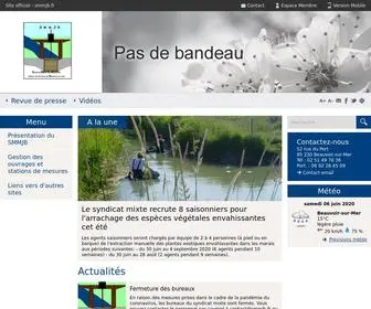 SMMJB.fr(Syndicat Mixte des Marais de Saint) Screenshot