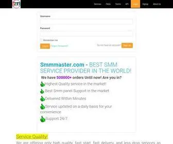 SMmmaster.com(Smm panel) Screenshot