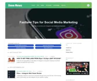 SMmnewz.com(Discover Your Social Media Success) Screenshot