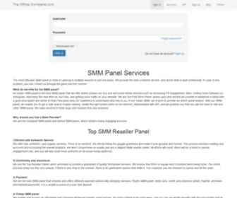 SMmpanel.com(No.1 SMM PANEL) Screenshot
