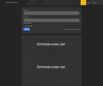 SMmservices.net(Sosyal Medya Bayilik Paneli) Screenshot