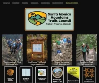 SMMTC.org(Santa Monica Mountains Trails Council) Screenshot