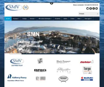 SMN-Port-Grimaud.fr(Bienvenue) Screenshot