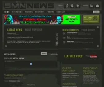 SMnnews.com(SiN's Metal News) Screenshot