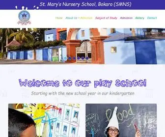 SMNsbokaro.in(St. Mary’s Nursery School) Screenshot