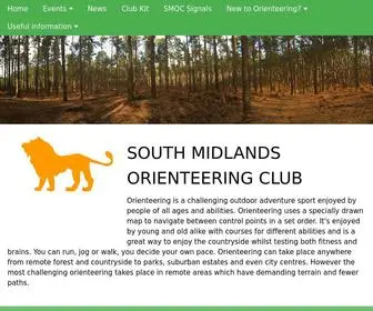 Smoc.info(SOUTH MIDLANDS ORIENTEERING CLUB) Screenshot