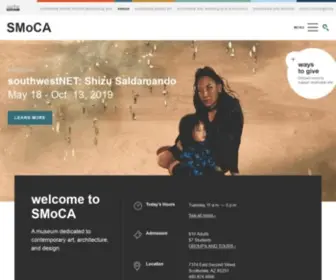 Smoca.org(Scottsdale Museum of Contemporary Art) Screenshot