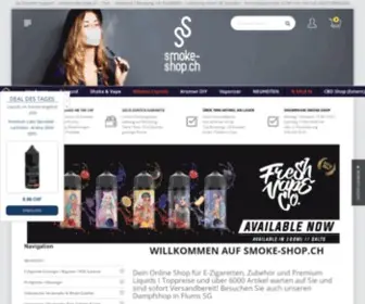 Smoke-Shop.ch(E-Zigarette und Dampf Shop) Screenshot