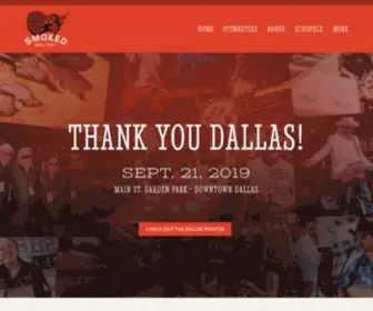 SmokedbbQfest.com(Smoked Dallas) Screenshot