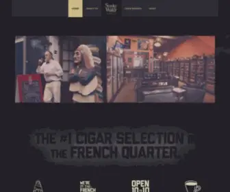 Smokeneworleans.com(The Finest Cigar Shop in New Orleans) Screenshot