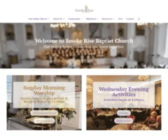 Smokerisebaptist.org(Smoke Rise Baptist Church) Screenshot