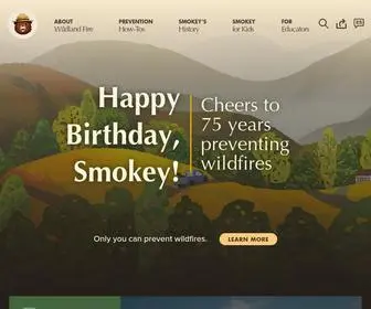 Smokeybear.com(Smokey Bear) Screenshot