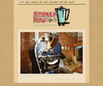 Smokeyrow.com(Smokey Row Coffee) Screenshot