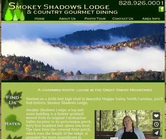 Smokeyshadows.com(Smokey Shadows Lodge) Screenshot