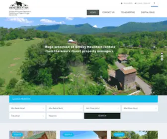 Smokiesrentals.com(Smoky Mountain Rentals in Gatlinburg) Screenshot