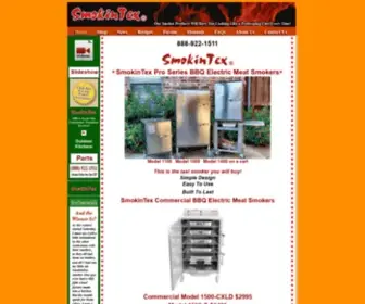 Smokintex.com(SmokinTex Electric BBQ Smokers) Screenshot