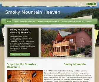 Smokymountainheaven.com(Smoky Mountain Heaven) Screenshot