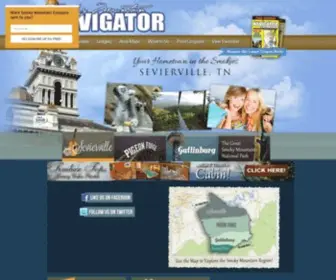 Smokymountainnavigator.com(Smoky Mountain Navigator) Screenshot