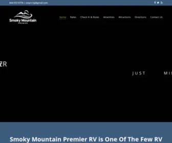 Smokymountainpremierrvresort.com(RV Parks in Pigeon Forge) Screenshot