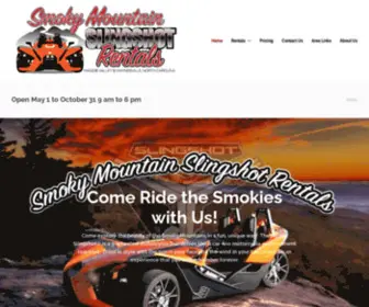 Smokymountainslingshotrentals.com(Maggie Valley) Screenshot