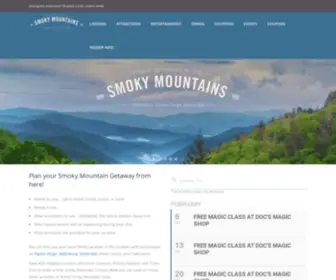 Smokymtngetaways.com(Smoky Mountain Getaways) Screenshot