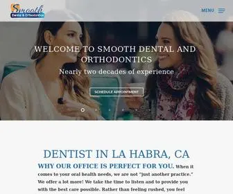 Smoothdentalgroup.com(La Habra) Screenshot