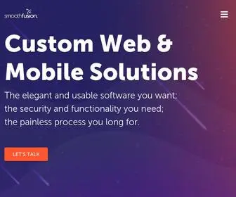 Smoothfusion.com(Custom Web Development and Digital Experiences) Screenshot