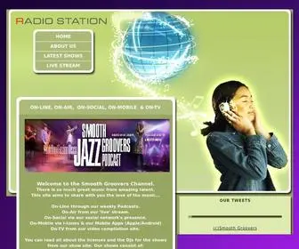 Smoothgroovers.com(Smooth Groovers Licensed Radio Shows) Screenshot