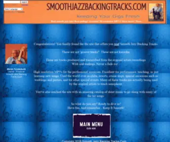 SmoothJazzbackingtracks.com(Smooth Jazz Backing Tracks For Sax) Screenshot