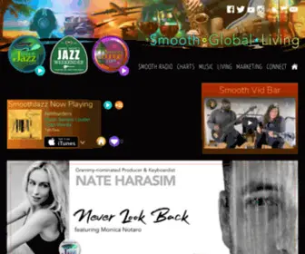 SmoothJazzglobal.com(Smooth Global Living) Screenshot