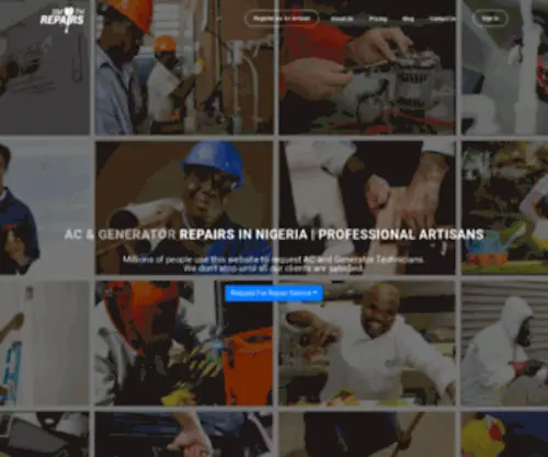 Smoothrepairs.com(AC & Generator Repairs in Nigeria) Screenshot