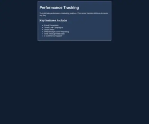 Smoothtrk2.com(Performance Marketing Platform) Screenshot