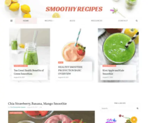 Smoothyrecipes.com(Smoothie Recipes) Screenshot