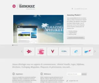 Smooz.net(Agence de Graphisme & Communication visuelle) Screenshot