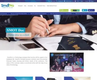 Smotpro.com(Online Passport Agents) Screenshot