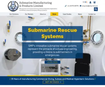 SMP-LTD.com(Submarine Manufacturing & Products) Screenshot
