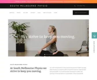 SMPC.com.au(Physiotherapy South Melbourne) Screenshot