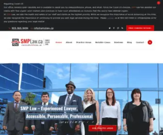 SMplaw.ca(Family Lawyer Mississauga) Screenshot