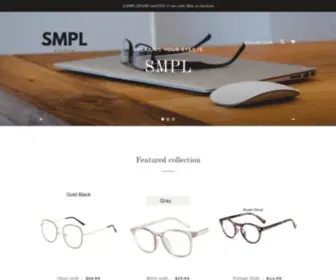 SMpleyewear.com(SMPL eye) Screenshot