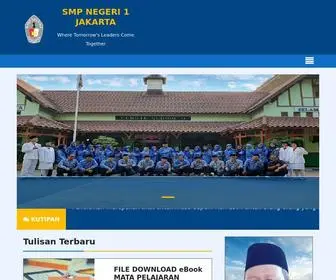 SMPN1-JKT.sch.id(SMP NEGERI 1 JAKARTA) Screenshot