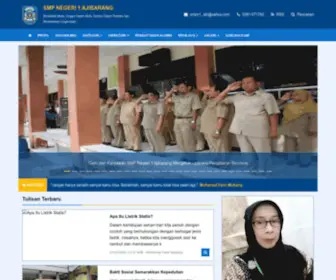 SMPN1Ajibarang.sch.id(SMP Negeri 1 Ajibarang) Screenshot