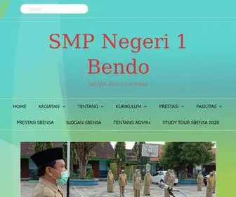 SMPN1Bendo-Magetan.sch.id(SBENSA JAYA LUAR BIASA) Screenshot