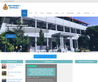 SMPN1Boyolali.sch.id(Halaman Resmi Website Online SMP Negeri 1 Boyolali) Screenshot