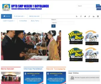 SMPN1Boyolangu.sch.id(OFFICIAL WEBSITE SMP NEGERI 1 BOYOLANGU TULUNGAGUNG) Screenshot