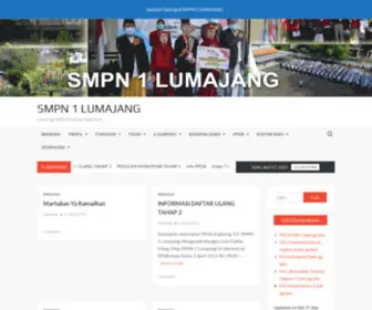 SMPN1Lumajang.sch.id(Learning Today Leading Tomorrow) Screenshot