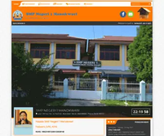 SMPN1Manokwari.com(SMP Negeri 1 Manokwari) Screenshot