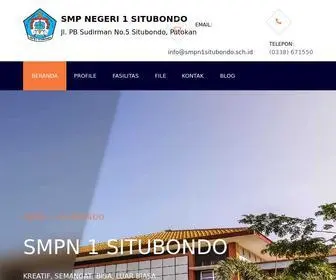 SMPN1Situbondo.sch.id(Beranda Situs Resmi) Screenshot