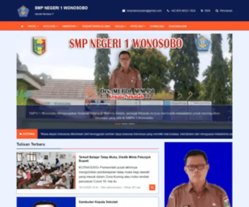 SMPN1Wonosobo.sch.id(SMPN1 Wonosobo) Screenshot